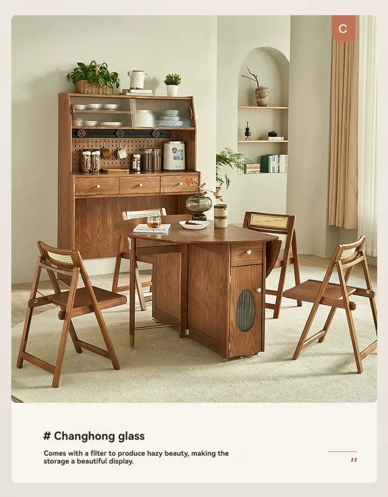 [PRE-ORDER] Solid Wood Chairs Rattan Style Japandi - Modern Design for Dining Room & Living Room.